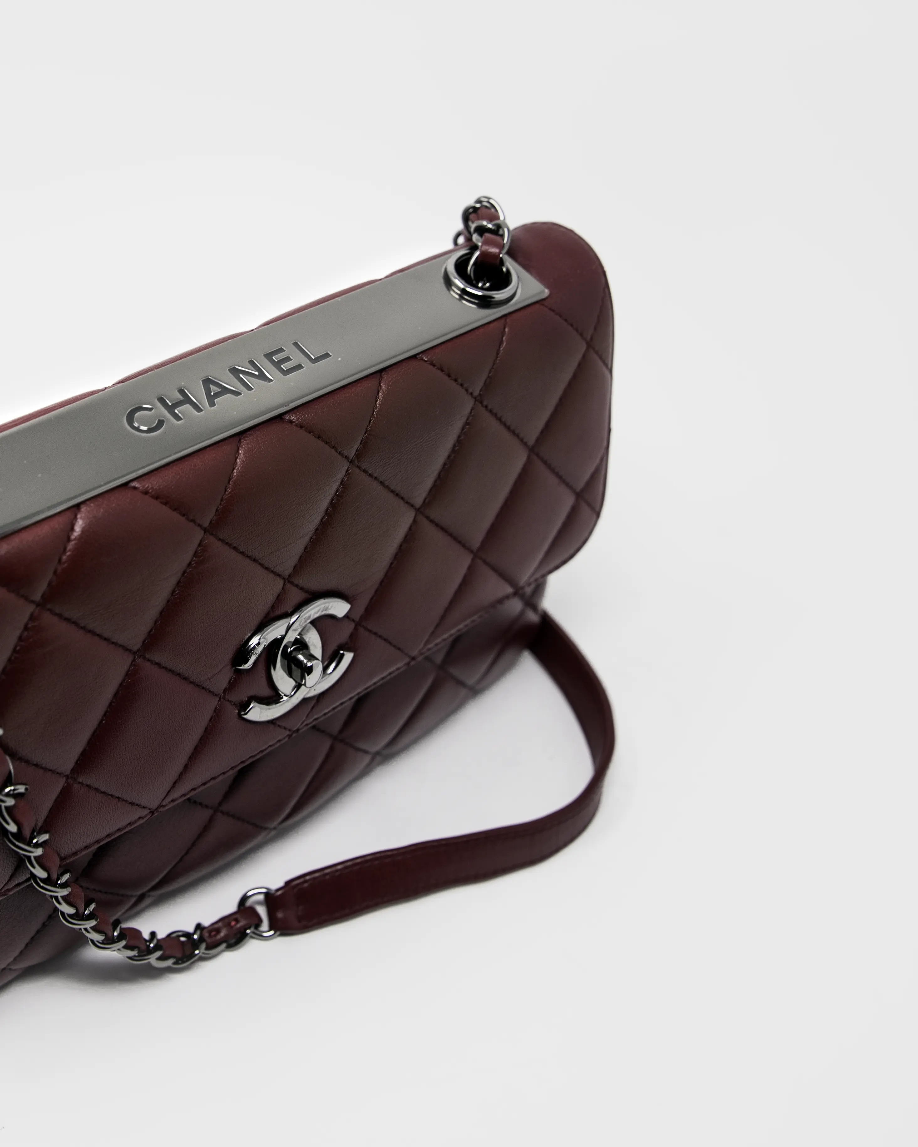 Quilted lambskin bag best sale